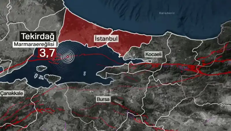 Marmara Denizi'nde 3,7 Büyüklüğünde Deprem! Gelişmeler ve Son Durum