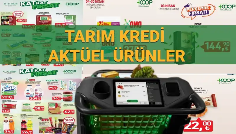 Tarım Kredi Marketleri'nde 4-7 Nisan Arası Çarpıcı İndirim Fırsatları
