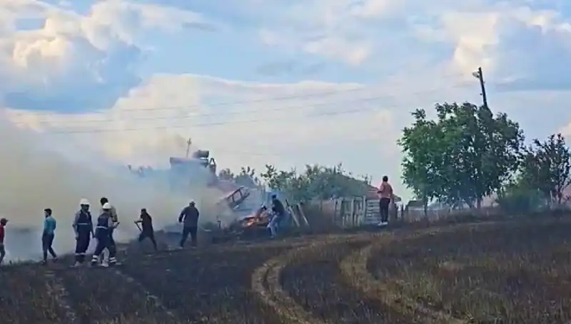 Tarlayı Kundaklayan Şüpheli, 96 Saat Sonra Polis Tarafından Ele Geçirildi!