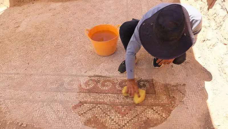 Mardin'de 1500 Yıllık Mozaik Bulundu: Tarih Yeniden Gün Yüzüne Çıktı
