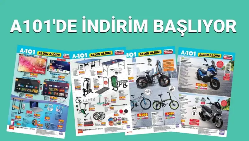 A101 12 Haziran Aktüel Kataloğu: İndirimli Beyaz Eşya ve Elektronik Ürünler Satışta!