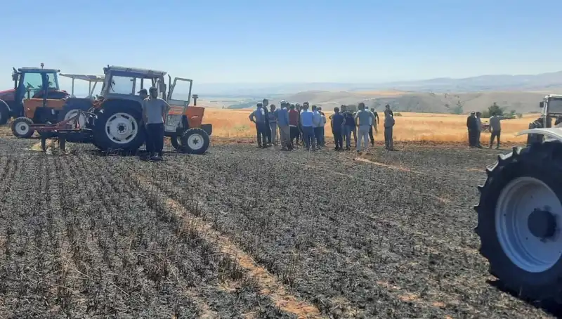 Yozgat’ta Tarım Alanı Küllerle Doldu: 100 Dönüm Yanarak Yok Oldu