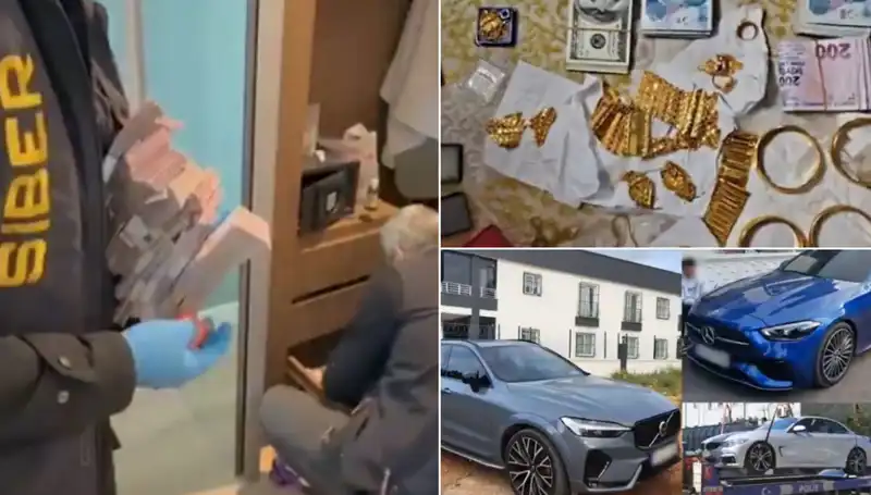 39 İlde Yapılan Büyük Operasyon: 568 Gözaltı, Milyonlarca Lira Paralar ve lüks otomobiller Ele Geçirildi!