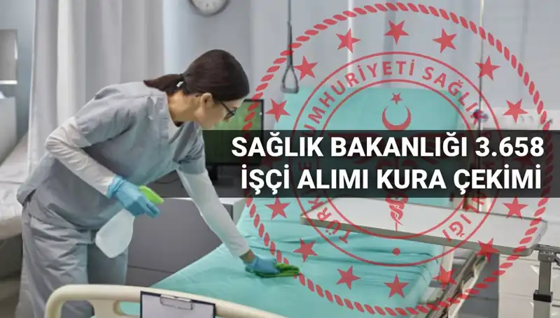 Sağlık Bakanlığı 2025’te 3.658 İşçi Alımı Kura Tarihleri Açıklandı!