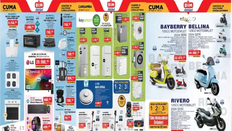 BİM'in 4-7 Mart Aktüel İndirimleriyle Alışverişte Tasarruf Zamanı!