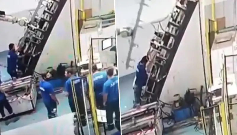 Fabrikada Korkunç Kaza: Makine İşçiyi Sırtından Sardı