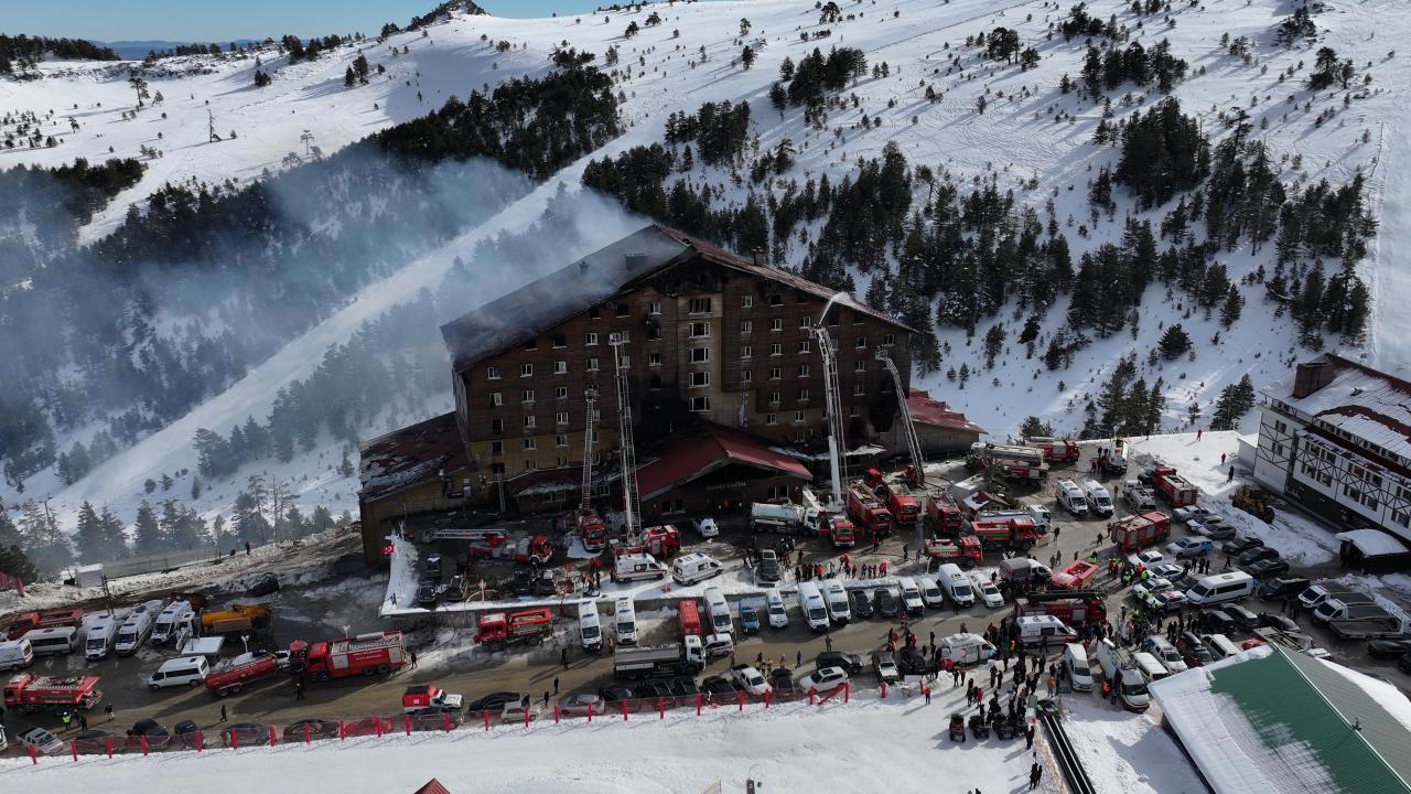 Kartalkaya'da Otelden Çıkan Yangınla İlgili 6 Zanlı Tutuklandı