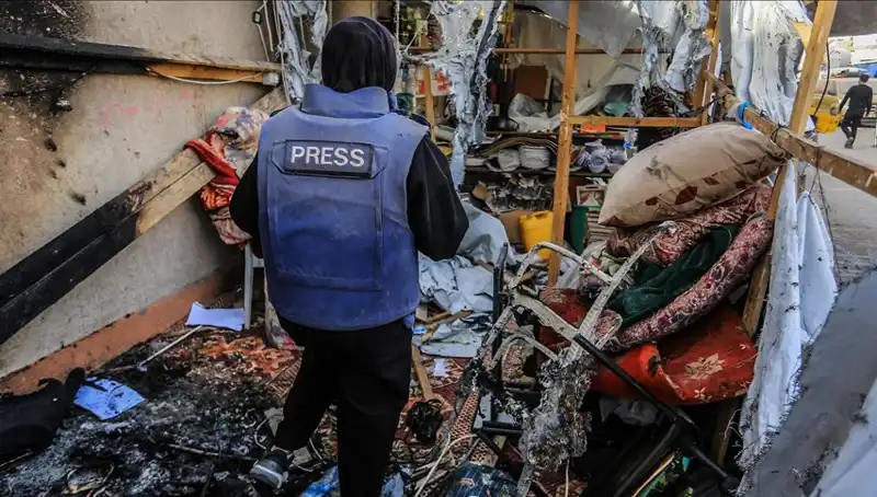 İsrail Askeri, Gazetecilerin Çadırını Hedef Aldığını Açıkladı!