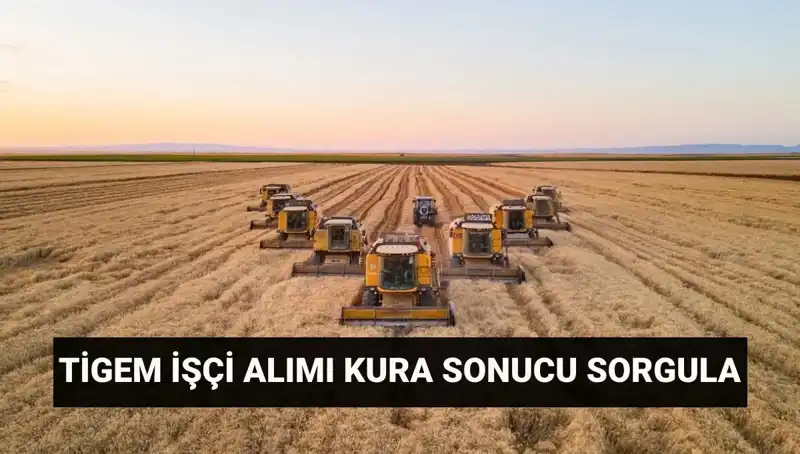 TİGEM 306 İşçi Alımı Kura Sonuçları Açıklandı! Mülakat Tarihleri ve Detaylar
