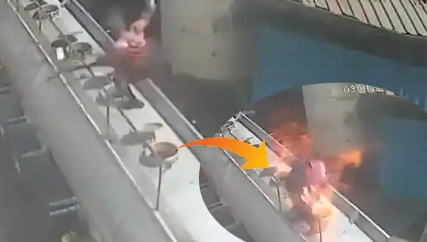 Sigara İçerken Tanker Kapağı Açan Adam Zamane Bombası Gibi Patladı
