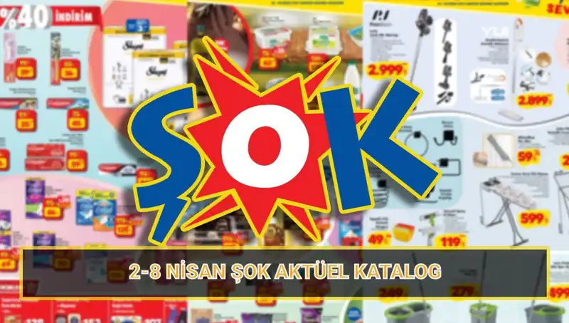 ŞOK'un 2-8 Nisan Kataloğu İle Temizlik Ürünlerinde Fırsatlar Sizi Bekliyor!